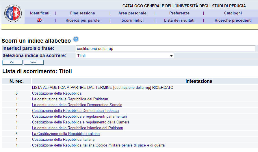 Risultati della ricerca per liste