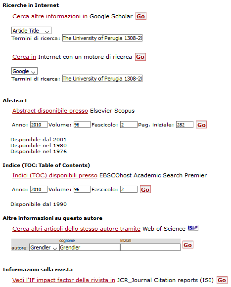 Altri servizi disponibili per l'articolo cercato 2